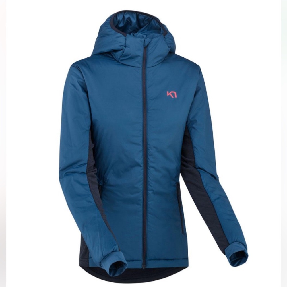 Kari Traa Solveig Jacket Sz M Surf/Deep Teal